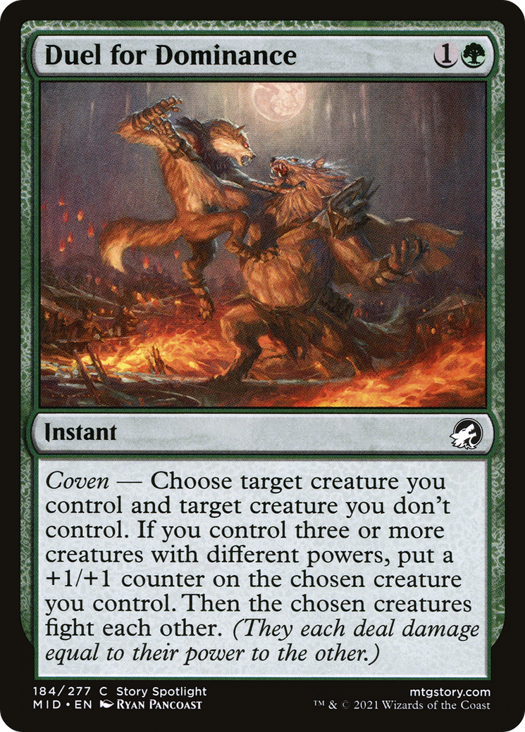 Duel for Dominance [Innistrad: Midnight Hunt]-1