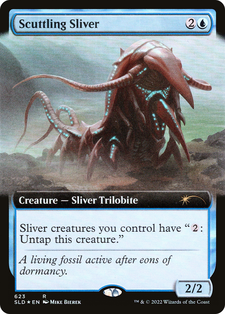 Scuttling Sliver (Extended Art) [Secret Lair Drop Promos]-1