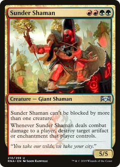 Sunder Shaman [Ravnica Allegiance]-1
