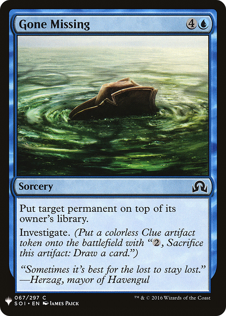 Gone Missing [Mystery Booster]-1