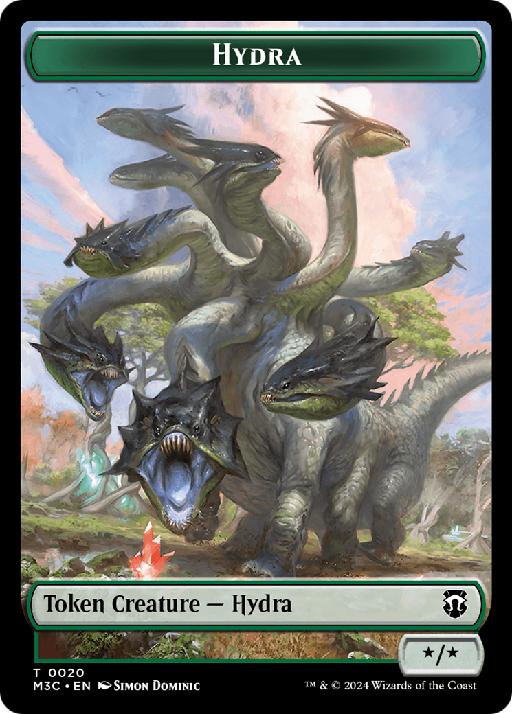 Hydra (TM3C-020) - Modern Horizons 3 Commander Tokens-1