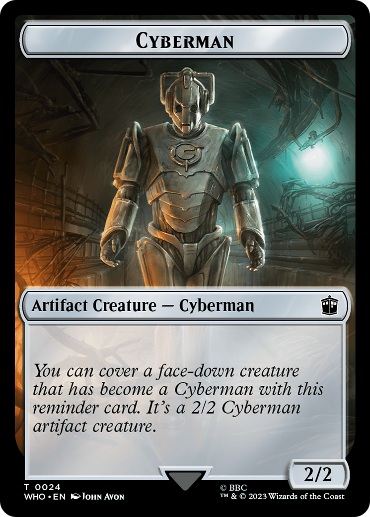 Cyberman (TWHO-024) - Doctor Who Tokens Foil-1