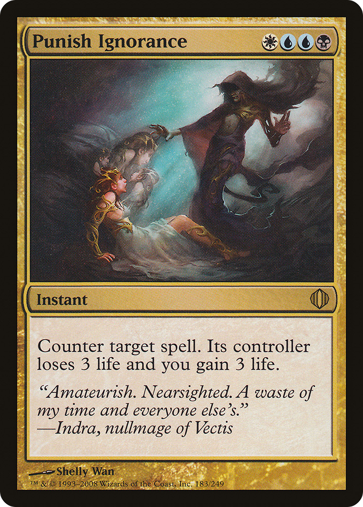 Punish Ignorance [Shards of Alara]-1