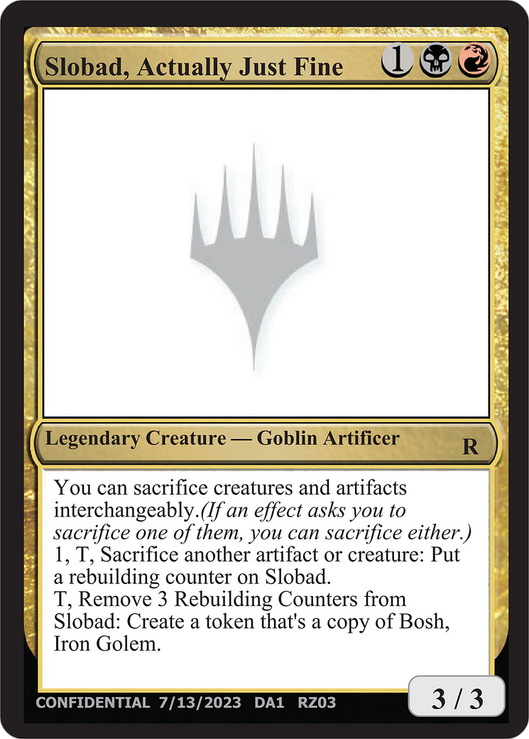 Slobad, Actually Just Fine (UNK-RZ03A) - Unknown Event-1