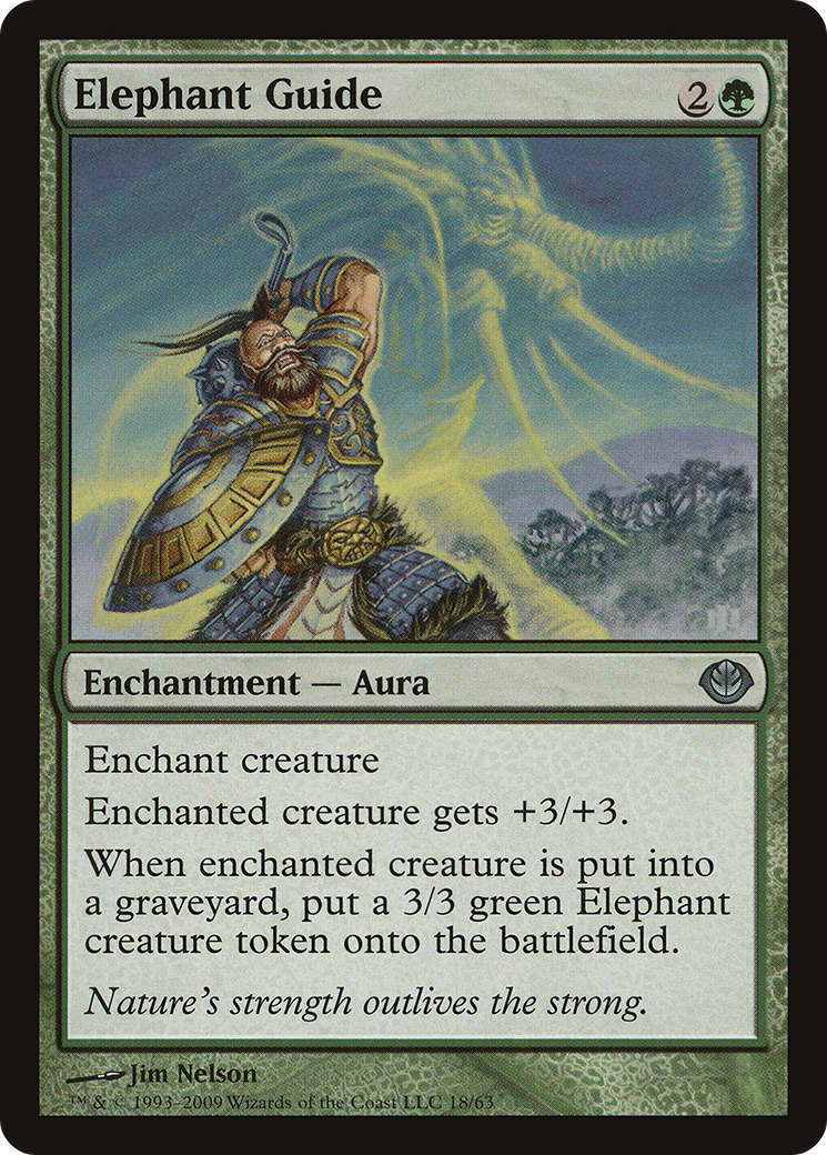 Elephant Guide [Duel Decks: Garruk vs. Liliana]-1