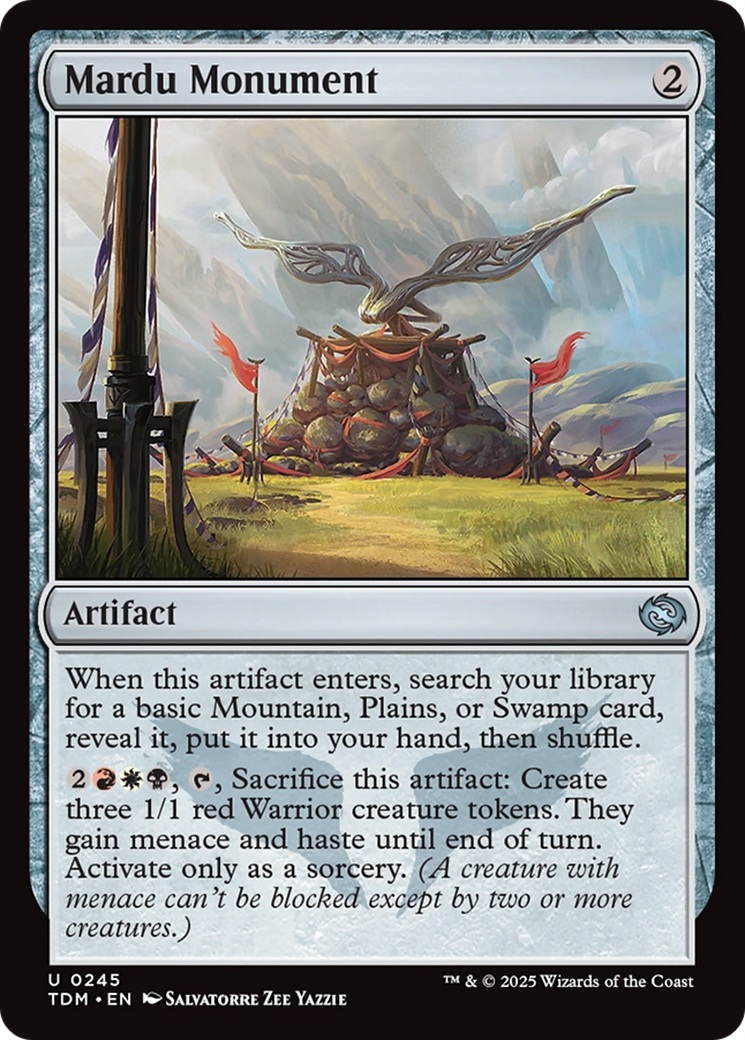 Mardu Monument [Tarkir: Dragonstorm]-1