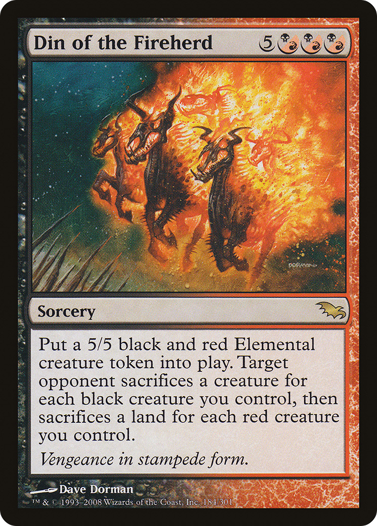 Din of the Fireherd [Shadowmoor]-1