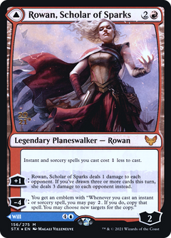 Rowan, Scholar of Sparks // Will, Scholar of Frost [Strixhaven: School of Mages Prerelease Promos]-3