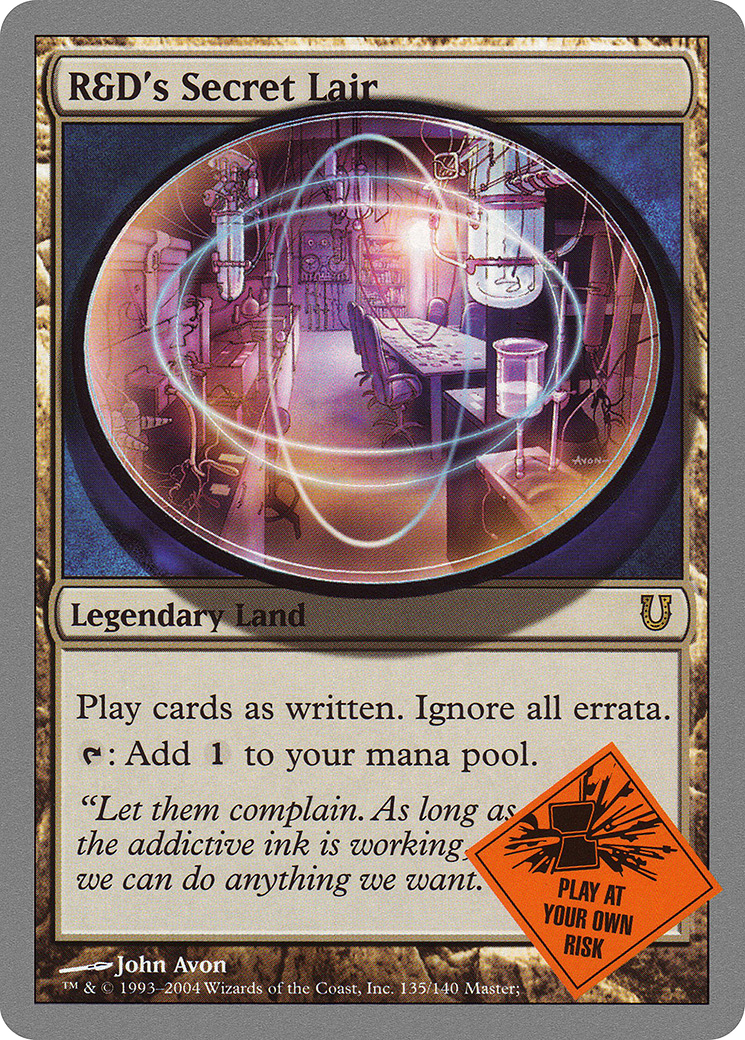 R&D's Secret Lair [Unhinged]-1