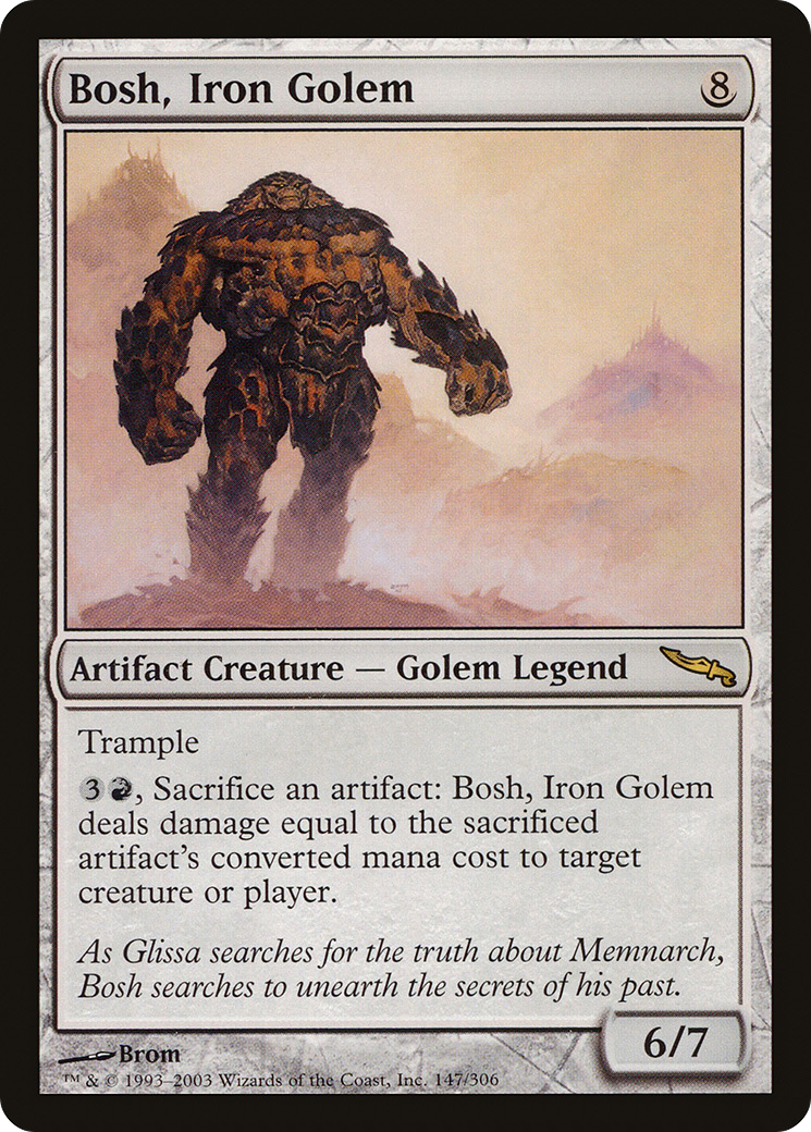 Bosh, Iron Golem [Mirrodin]-1