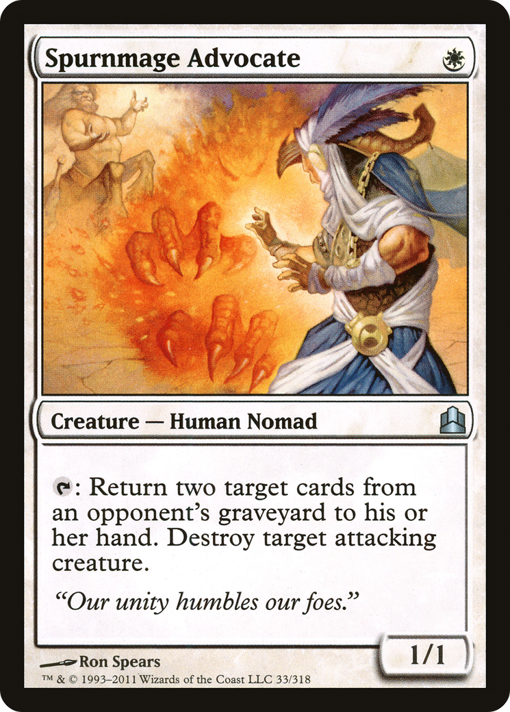 Spurnmage Advocate [Commander 2011]-1