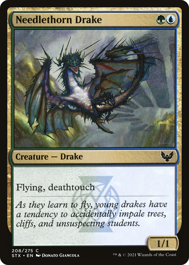 Needlethorn Drake [Strixhaven: School of Mages]-1