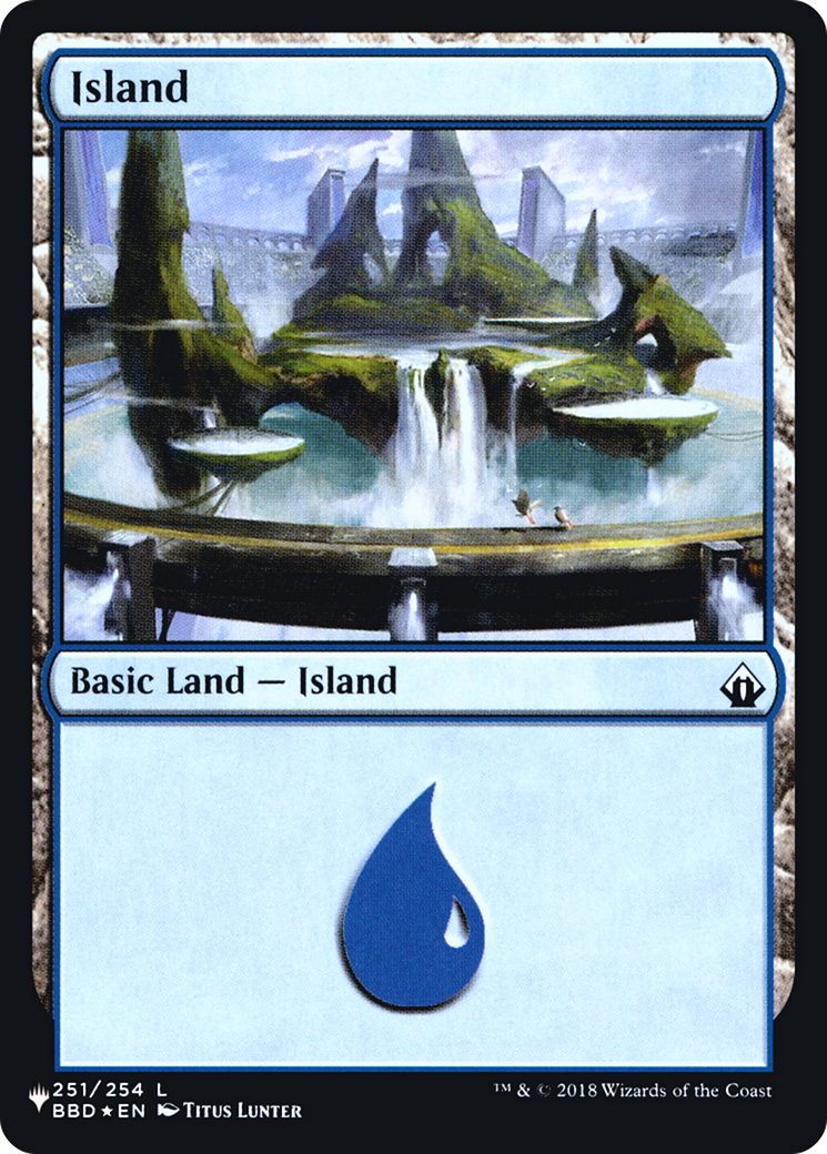 Island (Battlebound) [Secret Lair: Heads I Win, Tails You Lose]-1