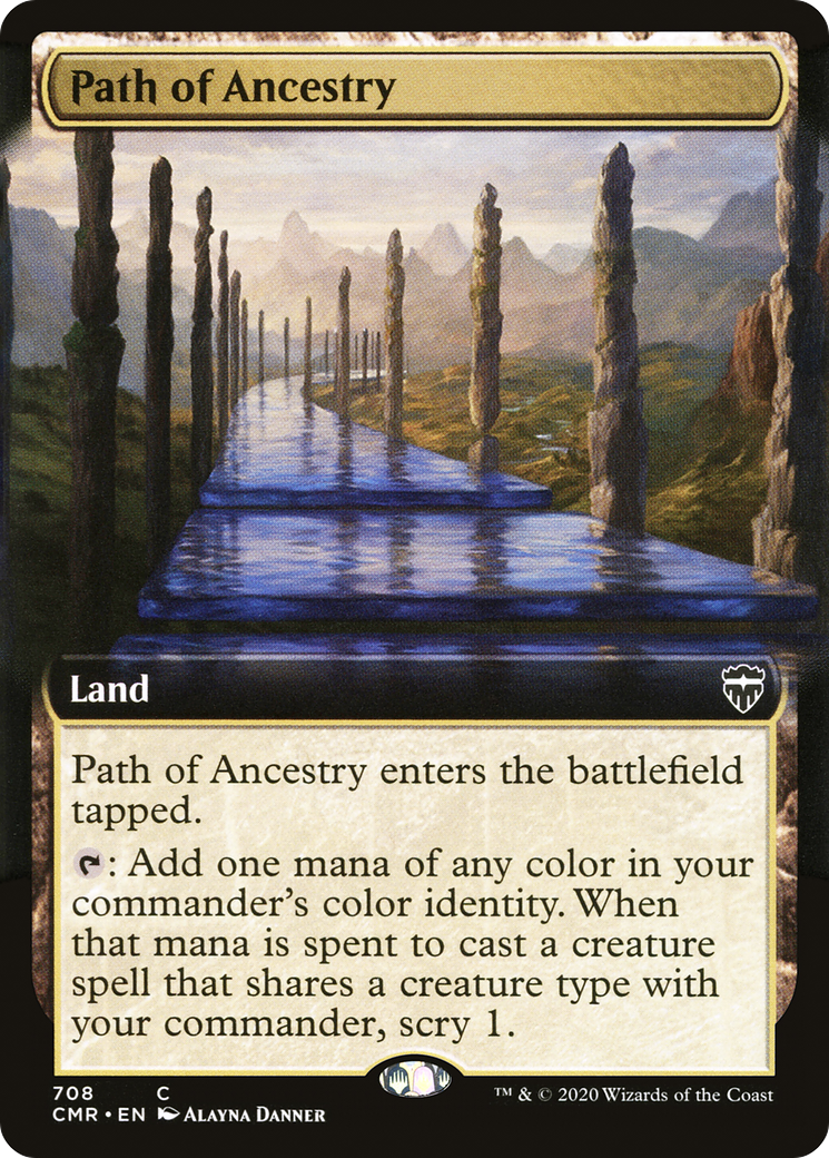 Path of Ancestry (Extended Art) [Commander Legends]-1