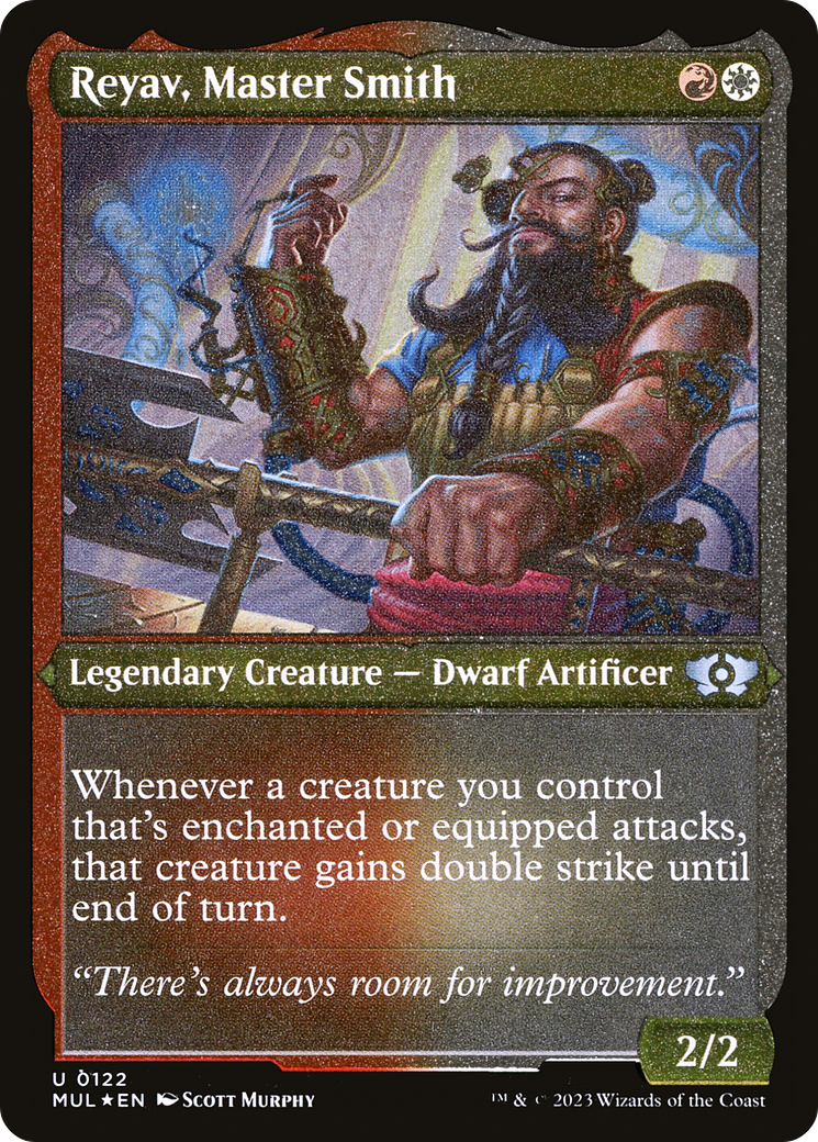 Reyav, Master Smith (Foil Etched) [Multiverse Legends]-1