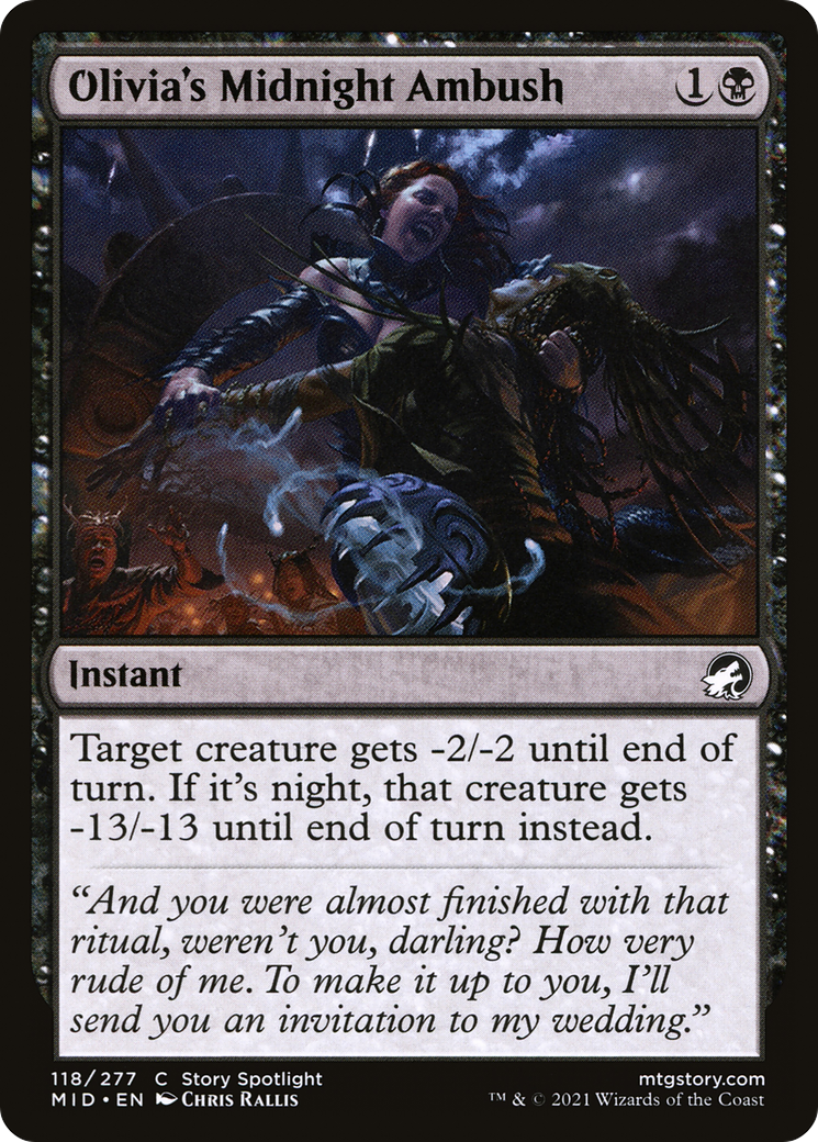 Olivia's Midnight Ambush [Innistrad: Midnight Hunt]-1