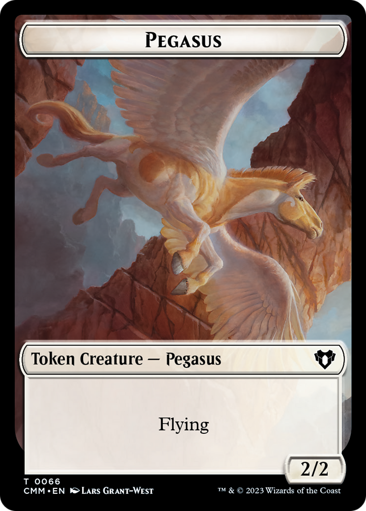 Pegasus (TCMM-066) - Commander Masters Tokens Foil-1