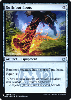 Swiftfoot Boots (A25) (PLST-A25-234) - The List Foil-1