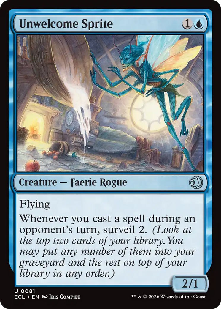 Unwelcome Sprite [Lorwyn Eclipsed]-1