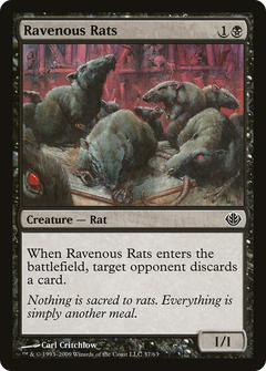 Ravenous Rats [Duel Decks: Garruk vs. Liliana]-1