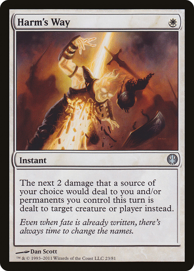 Harm's Way [Duel Decks: Knights vs. Dragons]-1