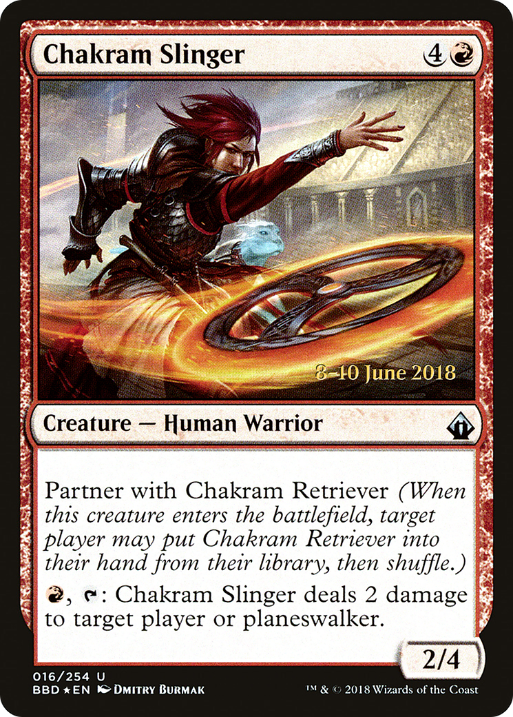 Chakram Slinger [Battlebond Prerelease Promos]-1