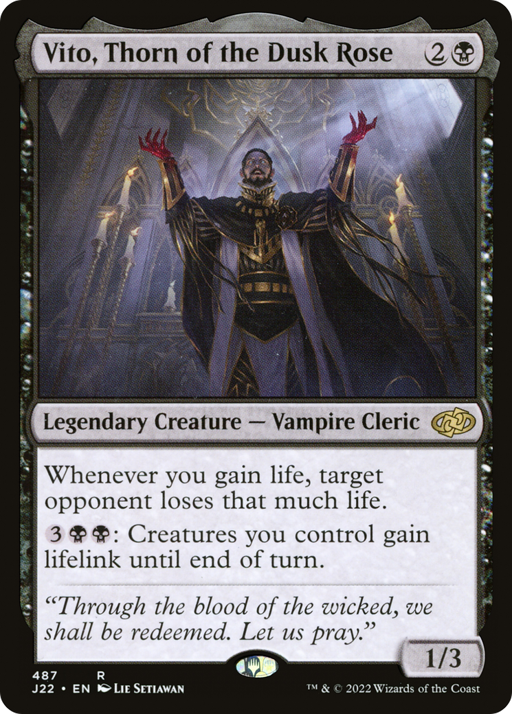 Vito, Thorn of the Dusk Rose (J22-487) - Jumpstart 2022-1