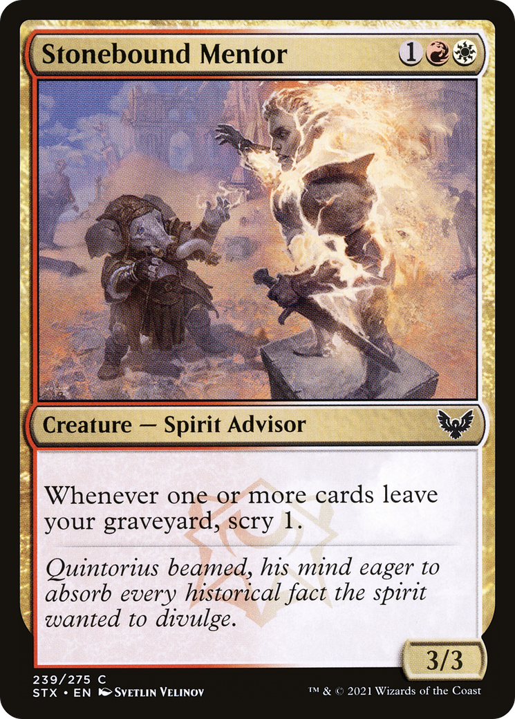 Stonebound Mentor [Strixhaven: School of Mages]-1