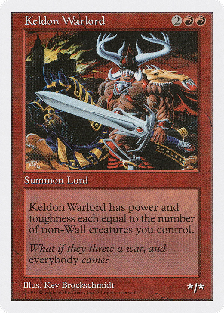 Keldon Warlord [Fifth Edition]-1