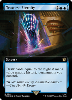Traverse Eternity (Extended Art) (Surge Foil) (WHO-961) - Doctor Who: (Extended Art) Foil-1