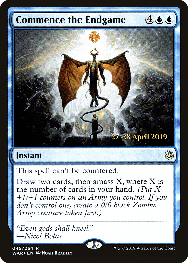 Commence the Endgame [War of the Spark Prerelease Promos]-1