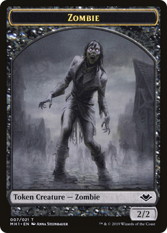 Zombie Token (007) (MH1-007) - Modern Horizons Tokens Foil-1
