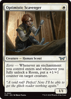 Optimistic Scavenger (0021) [Duskmourn: House of Horror]-1