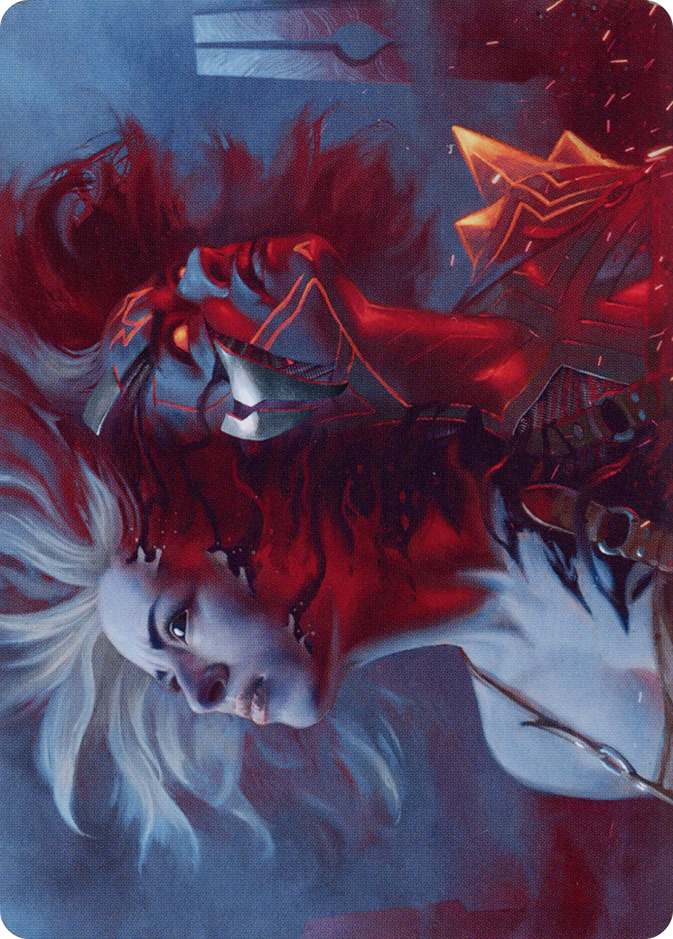 Thrill of Possibility // Thrill of Possibility (AONE-036) - Phyrexia: All Will Be One Art Series (Borderless)-3