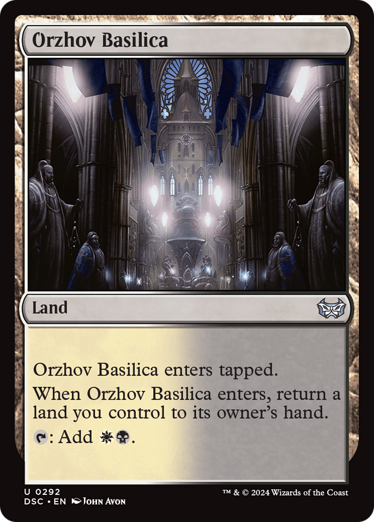 Orzhov Basilica [Duskmourn: House of Horror Commander]-1