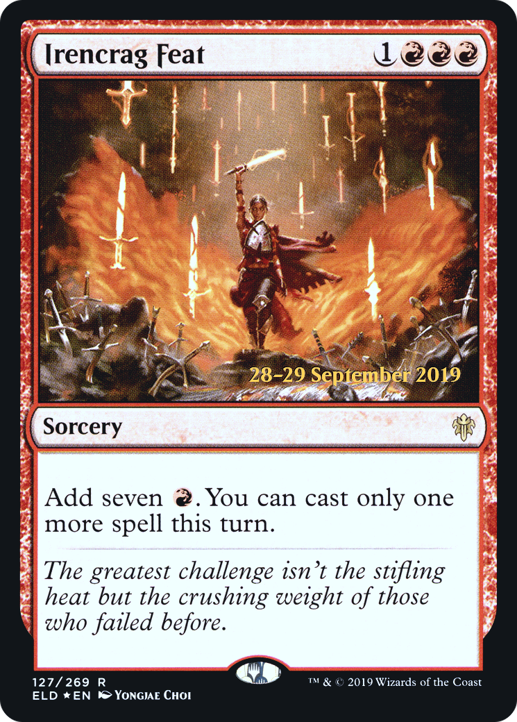 Irencrag Feat [Throne of Eldraine Prerelease Promos]-1
