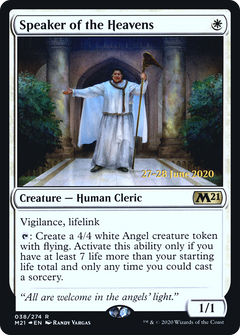 Speaker of the Heavens [Core Set 2021 Prerelease Promos]-1