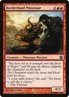 Borderland Minotaur [Theros]-1