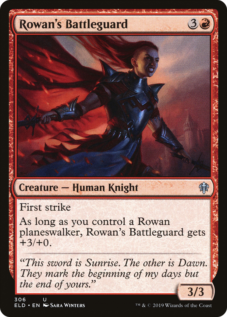 Rowan's Battleguard [Throne of Eldraine]-1