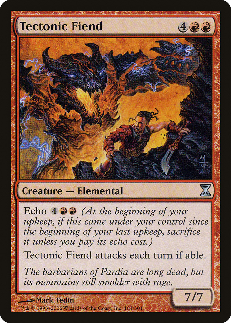 Tectonic Fiend [Time Spiral]-1