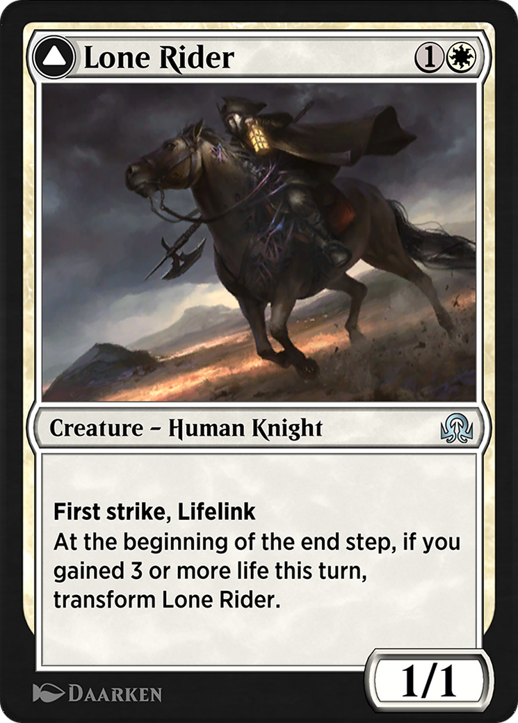Lone Rider // It That Rides as One (SIR-036) - Shadows over Innistrad Remastered-1