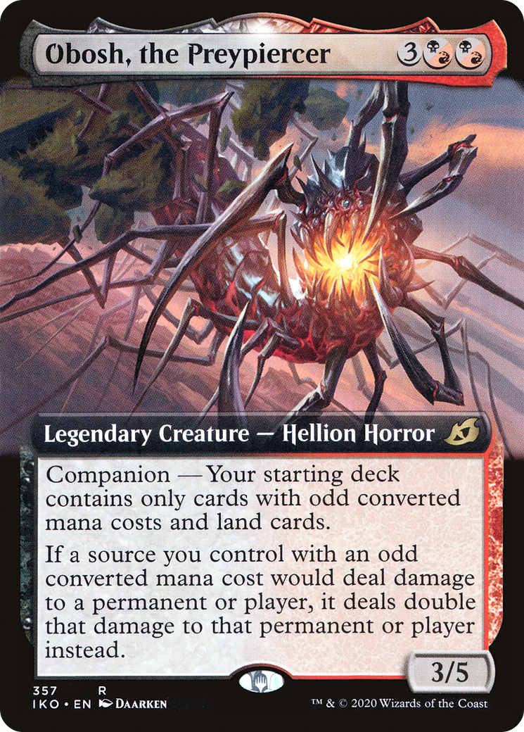 Obosh, the Preypiercer (Extended Art) [Ikoria: Lair of Behemoths]-1