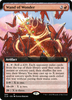 Wand of Wonder (Extended Art) (CLB-584) - Commander Legends: Battle for Baldur's Gate: (Extended Art) Foil-1