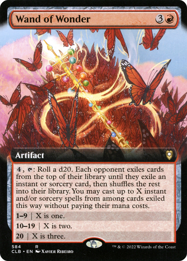Wand of Wonder (Extended Art) (CLB-584) - Commander Legends: Battle for Baldur's Gate: (Extended Art)-1