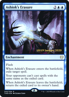 Ashiok's Erasure [Theros Beyond Death Prerelease Promos]-1
