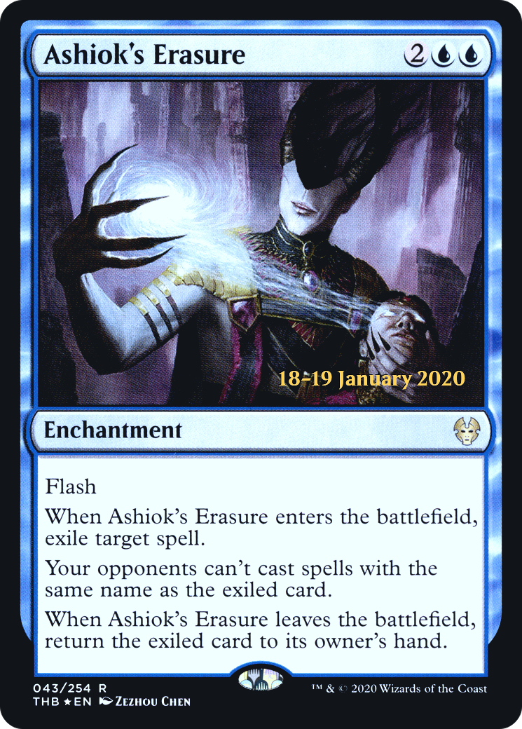 Ashiok's Erasure [Theros Beyond Death Prerelease Promos]-1