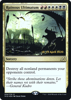 Ruinous Ultimatum [Ikoria: Lair of Behemoths Prerelease Promos]-1