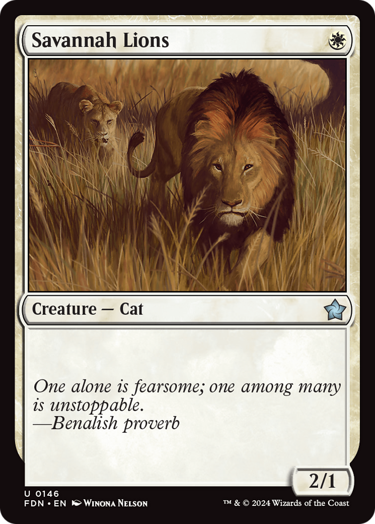 Savannah Lions [Foundations]-1