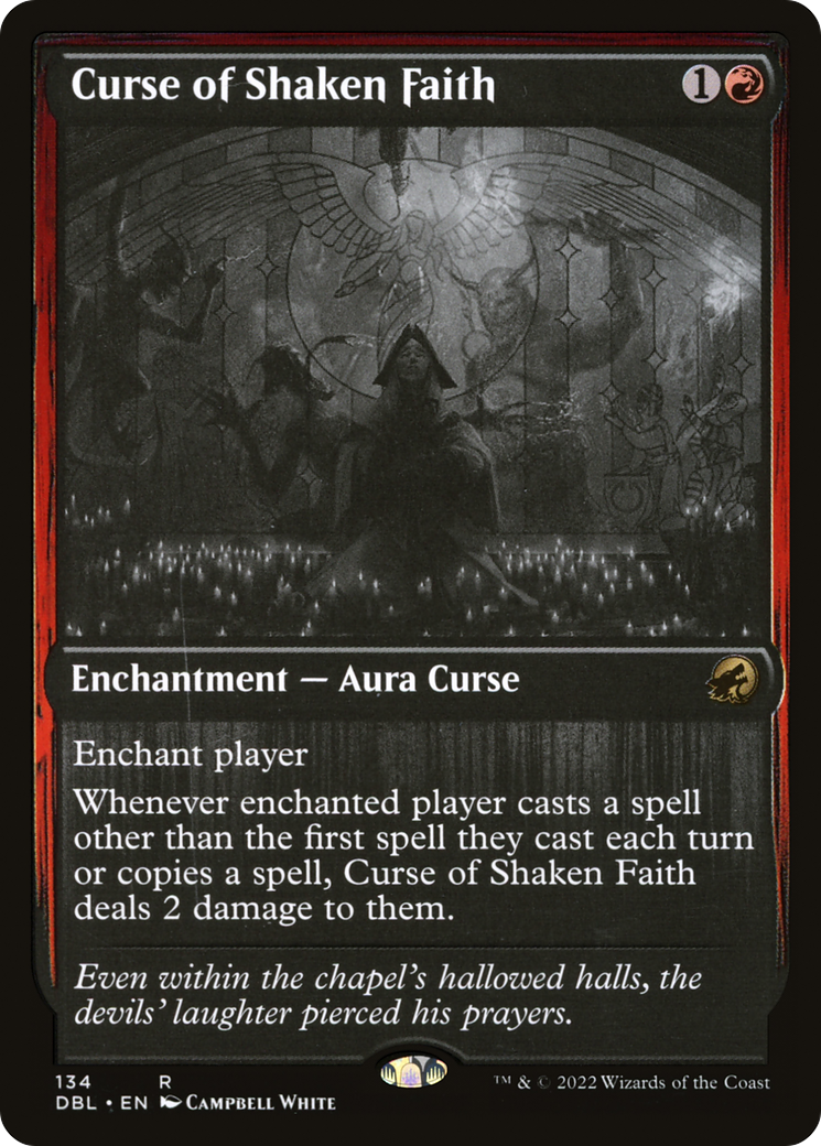 Curse of Shaken Faith [Innistrad: Double Feature]-1
