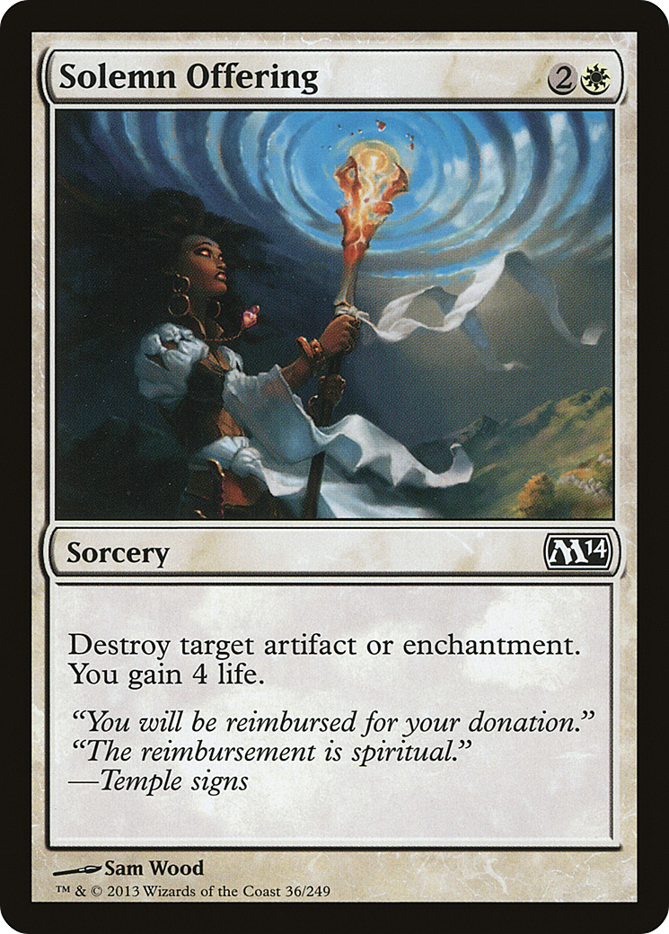 Solemn Offering [Magic 2014]-1